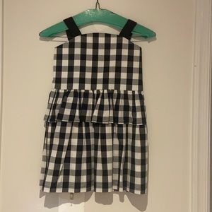 Girls Kate Spade Check Dress